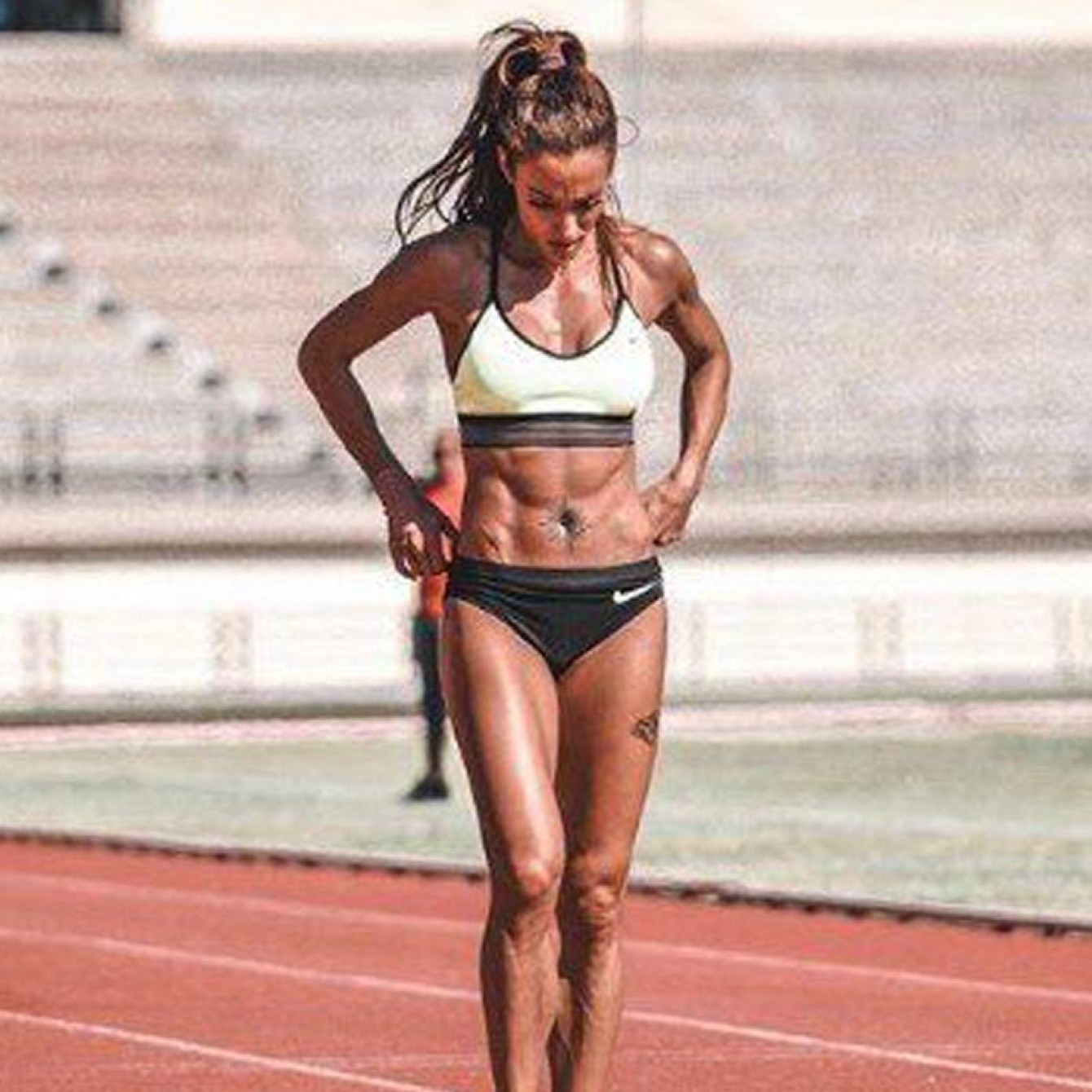 Ivet Lalova <br> Bulgarian athlete and national record holder of Bulgaria in 100 m and 200 m